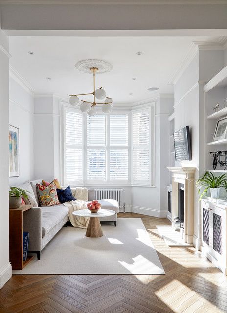 Terrace House Living Room, Victorian Terrace Living Room, Living Room Victorian House, London House Interior, Terrace House Interior, Victorian Terrace Interior, Wall Dividers, Terrace Interior, Terrace Living Room