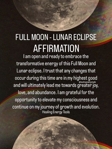 Eclipse Affirmations, Full Moon Lunar Eclipse, Full Moon Eclipse, Moon Lunar Eclipse, Moon Date, Moon Journal, Moon Eclipse, Wiccan Spell Book, Moon Cycles