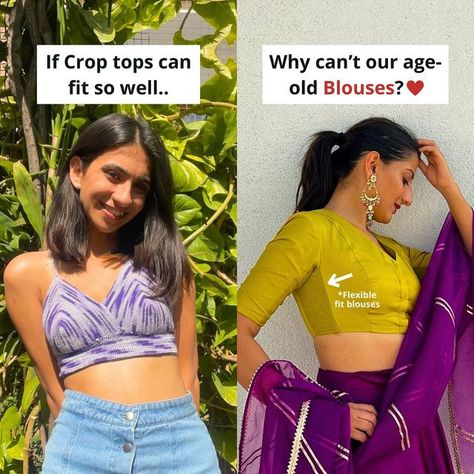 Local Nation on Instagram: "Not anymore. Swipe to see HOW!! ⭐️⭐️

Blouses that move according to your will! Presenting our ingenious collection of Flexible Blouses. Say goodbye to sizing issues because these Versatile beauties are here to save the day. Stretchable, Versatile and available in a wide range of colours, these melt right into your shape ♥️

Comment ‘Super’ to get more details on your DM ✨

Shopping link is in the bio (www.localnation.in). Reach out to us on WhatsApp at 7028082772 for any queries!
.
.
.
#smallbusinesssupport #smallbusiness #supportindiandesigners #shoplocal #shophandmade #vocalforlocal #madeinindia #handmadewithlove #blousesindia #blouses #stretchableblouses #flexifitblouses #sustainableclothing #flexibleblouses #blousesofinstagram #blousesforwomen #indianclothi Shopping Link, Saying Goodbye, Save The Day, Sustainable Clothing, Indian Design, Say Goodbye, Handmade Shop, Blouses For Women, The Day