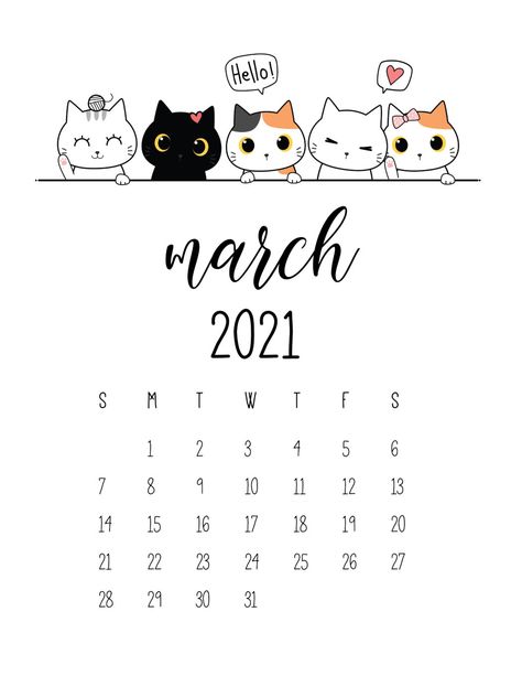 Peeking Cats 2021 Calendar - World of Printables Inspirational Quotes Calendar, Framed Calendar, November Wallpaper, February Calendar, Cool Calendars, January Calendar, September Calendar, October Calendar, Peeking Cat