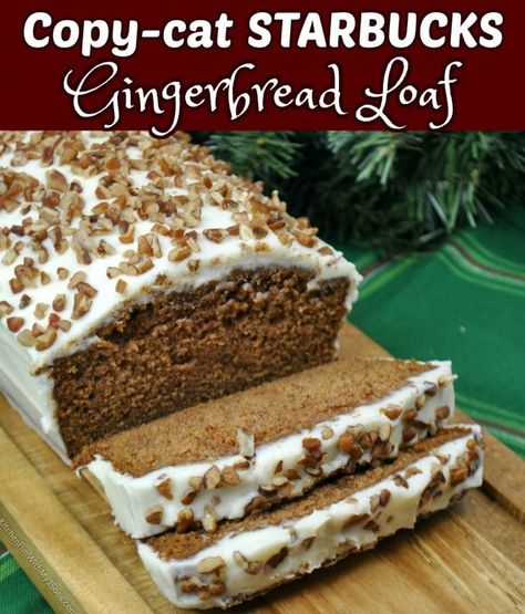 Starbucks Gingerbread Loaf Recipe, Starbucks Gingerbread Loaf, Ginger Desserts, Gingerbread Loaf Recipe, Gingerbread Dessert, Gingerbread Loaf, Gingerbread Cake Recipe, Hp Sauce, Cherry Delight