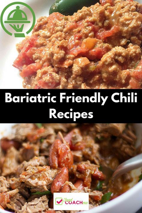 #wls friendly Chili recipes! Jalapeno Popper Chili, Tex Mex Chili and more! High in protein, easy to make and great to freeze in small batches for portion sizes. FoodCoach.Me has 500+ bariatric recipes for your post-op journey. Jalapeno Popper Chili, Bariatric Recipes Sleeve Liquid Diet, Recipes Jalapeno, Tex Mex Chili, Bariatric Recipes Sleeve, Vsg Recipes, Gastric Bypass Recipes, Wls Recipes, Bariatric Friendly Recipes