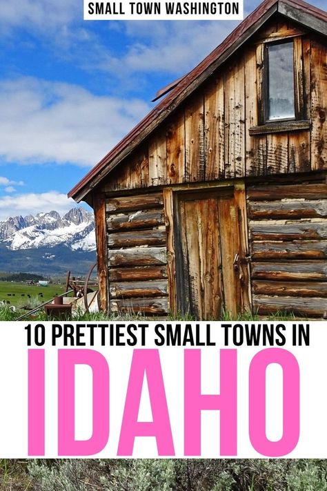 Living In Idaho, Idaho Aesthetic, Places To Visit In Idaho, Small Town Washington, Boy Craft, Usa Vacations, Idaho Vacation, Idaho Adventure, Trip Activities