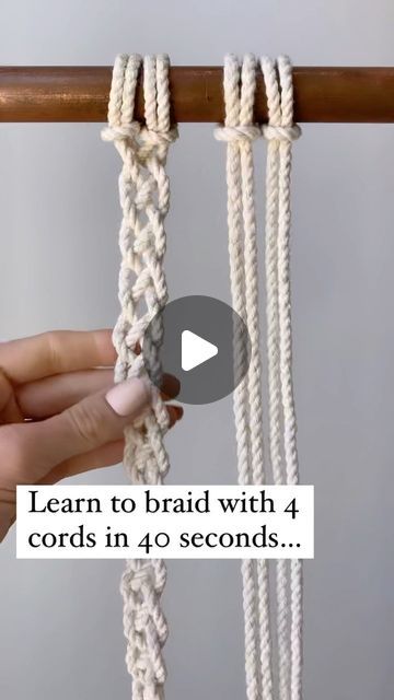 Keychain Diy Easy, Diy Macrame Plant Hanger Easy, Plant Macrame, Diy Macrame Plant Hanger Pattern, Macrame Wall Hanging Pattern, Macrame Plant Hanger Tutorial, Macrame Plant Hanger Patterns, Macrame Knots Tutorial, Macrame Hanging Planter