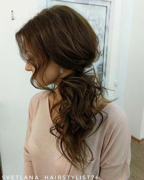 Bridal Ponytail, Side Ponytail Hairstyles, Chic Ponytail, Side Ponytail, Side Hairstyles, Hair Ponytail, Hair Ponytail Styles, Holiday Hairstyles, Penteado Cabelo Curto