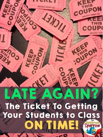 So, you ask, what's the ticket to getting your students to class on time? The answer is literally a ticket! Tardy Passes For School, Attendance Questions High School, School Attendance Incentives, Attendance Ideas, Restroom Pass, Attendance Incentives, Homework Pass, Classroom Incentives, Perfect Attendance