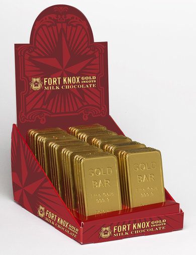 Fort Knox Gold, Chocolate Gold Coins, Gold Ingot, Gold Milk, Gold Candy, Yellow Candy, Chocolate Wrapping, Orange Candy, Fort Knox