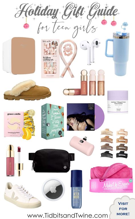 Discover the perfect gifts for teen girls, from trendy tech gadgets to fashion-forward accessories. Find the perfect present in this curated list of gifts for teen girls according to teen girls! What To Get For Birthday Teen, Teen Girl Trendy Gifts, Amazon Finds Teen Girl, Teen Girl Present Ideas, Teen Shopping List, Things For Girls To Buy, Teen Girl Bday Gifts, Best Christmas Gifts For Girls 8-10, Things To Get Teen Girls For Birthday