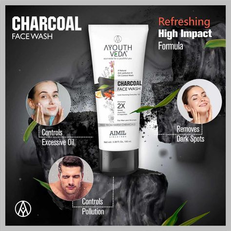 Charcoal Face Wash, Face Wash, Dark Spots, Pollution, Chemicals, Quick Saves