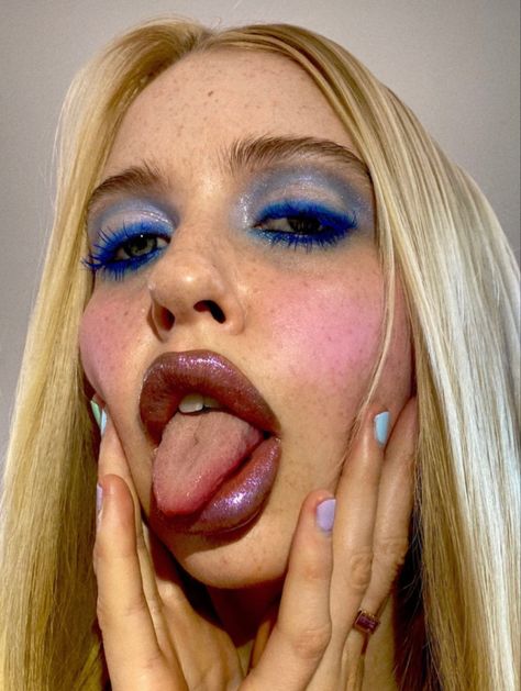 Chloe Cherry Makeup, Funky Makeup, Swag Makeup, Smink Inspiration, Dope Makeup, Edgy Makeup, Makeup Eye Looks, Long Blonde, Eye Makeup Art