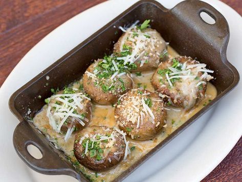 Stuffed Mushrooms Cheesecake Factory Stuffed Mushrooms, 5 Course Meal, Five Course Meal, Cheesecake Factory Recipes, The Cheesecake Factory, Copykat Recipes, Food Tags, Modern Food, Cake Factory