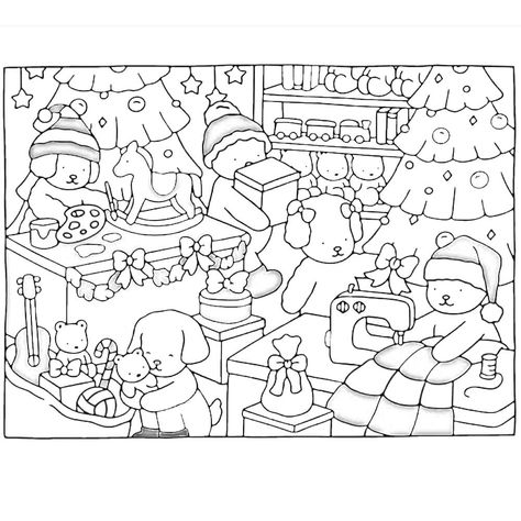 Bobbie Goods Coloring Pages, Bobbie Goods Coloring, Christmas Colouring Pages, Coco Wyo, Coloring Pages Christmas, Blank Coloring Pages, Christmas Colouring, Bobbie Goods, Christmas Coloring Sheets