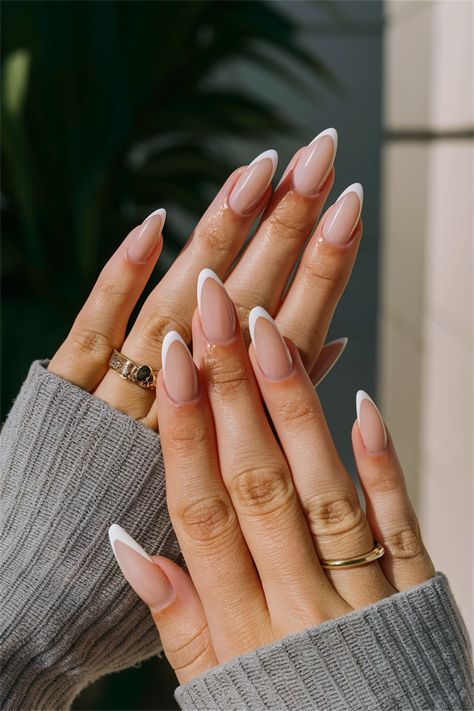 Embrace the sun with stunning summer nail ideas featuring elegant French tips almond! This stylish design captures the essence of summer with its playful yet sophisticated vibe. The soft almond shape beautifully complements the classic white tips, making it perfect for beach outings or summer parties. Pair with vibrant colors or delicate patterns for added flair. Get ready to showcase nails that speak volumes about your summer style! #SummerNailIdeas #FrenchTipsAlmond #NailArt #SummerVibes French Tips Almond, Simple Nail Ideas, White Summer Nails, Summer Nails Almond, Summer Nail Ideas, White Tips, Work Meetings, Blue Acrylic Nails, Office Setting