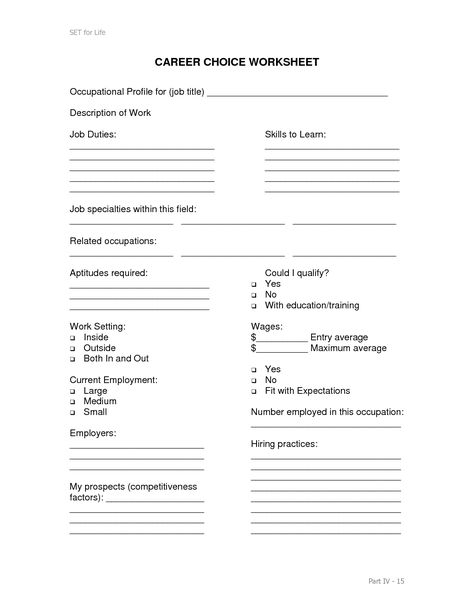 Career Worksheet, Business Education Classroom, Career Exploration Activities, Job Analysis, Financial Literacy Lessons, Career Assessment, Employability Skills, Job Applications, Explorers Activities