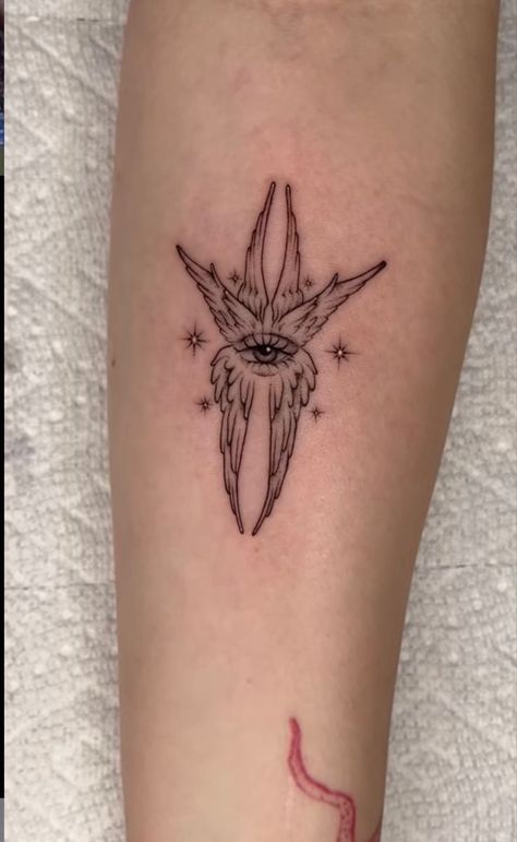 Symetric Tattoo, Wish Tattoo, Biblically Accurate Angel Tattoo, Small Angel Tattoo, Angle Tattoo, Biblical Tattoos, Feminine Tattoo Sleeves, Petite Tattoos, Tattoo Style Drawings