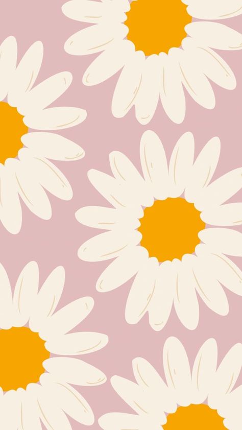 Daisy Flowers Wallpaper, Wallpaper Vintage, Flowers Wallpaper, Daisy Flowers, Wallpaper Ideas, Wallpaper Aesthetic, Aesthetic Wallpaper, Wallpaper Iphone, Iphone Wallpaper