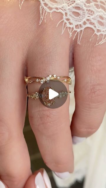 Melanie Casey Fine Jewelry on Instagram: "Pink and white diamonds diamonds set in 14k yellow gold.   This is the new Garden Ring. It is inspired by an infinity symbol and has blooms of clustered diamonds tucked into every corner all the way around the band. Infinity ♾️ turned fine!  Garden is styled with this showstopper of a 1ct. lab grown fancy pink diamond. This is the On the Horizon Ring.   (Both are available now on our site at melaniecasey.com!)" Garden Ring, Melanie Casey, New Garden, Infinity Ring, Infinity Symbol, On The Horizon, Pink Diamond, White Diamonds, Pink And White