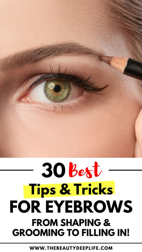 Eyebrow Shaping For Thinning Brows, Straight Eyebrows How To Shape, How To Brows, How To Get Good Eyebrows, Draw Brows, Soft Eyebrows, How To Shape Eyebrows, Brows Shaping, Grow Eyebrows