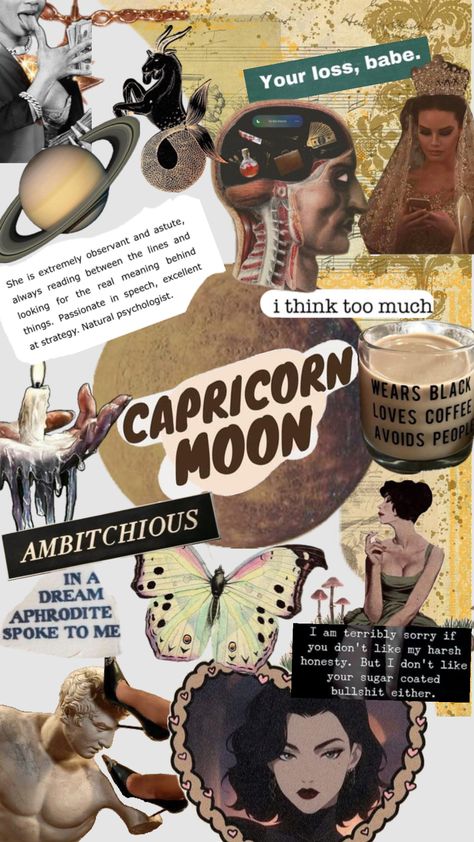 My Capricorn moon Moon In Capricorn, Capricorn Aesthetic, Virgo Traits, Capricorn Moon, Birth Chart Astrology, Birth Chart, Self Control, Cute Wallpapers, New Era