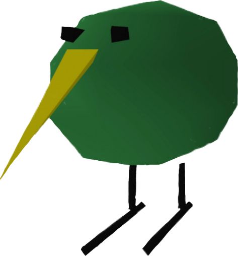 Green kiwi bird:3 jumping flash kiwi  Roblox good game for kiwi=3 Kiwi Bird Drawing, Scp Oc, Tawny Frogmouth, Poly Animals, Kiwi Birds, Weird Pics, Kiwi Bird, Good Game, Bird Gif