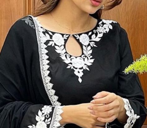 Beautiful Keyhole Neckline Design | Pakistani Gala design Keyhole Neckline Kurti, Pakistani Gala Design, Dupatta Designs Ideas, Dupatta Designs, Kurti Dress, Gala Design, Dress Neck, Kurti Neck, Dress Neck Designs