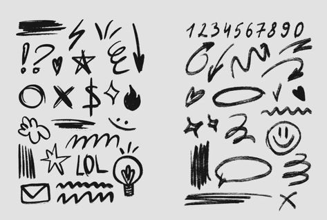 100+ Hand-drawn Scribbles Pack Figma Graffiti Font Canva, Graffiti Graphic Design, Street Sketch, Decorative Fonts, Png Pack, Trends 2025, Graphic Shapes Design, Loyalty Cards, Graffiti Artwork