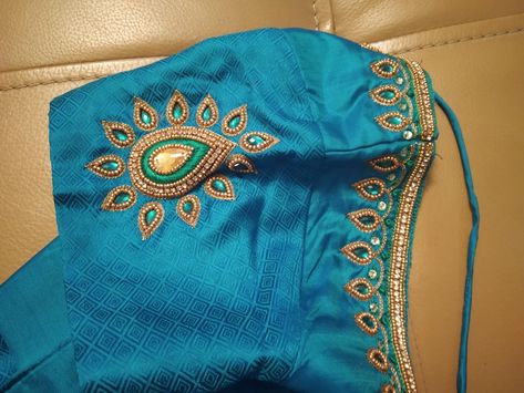 Low Budget Aari Work Blouse, Tracing Design, Elder People, Pink Blouse Designs, Peacock Embroidery, Blouse Designs Catalogue, Hand Work Design, Latest Blouse Designs Pattern, Aari Blouse