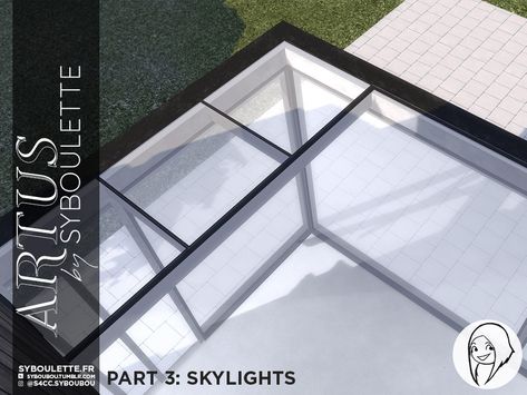 The Sims Resource - Patreon Early Release - Artus Part 3 - Skylights & floors Sims 4 Cc Furniture Living Rooms, Skylight Window, Sims 4 Kitchen, Sims 4 Game Mods, Free Sims, Sims 4 House Design, Casas The Sims 4, Roof Window, Sims 4 Cc Furniture