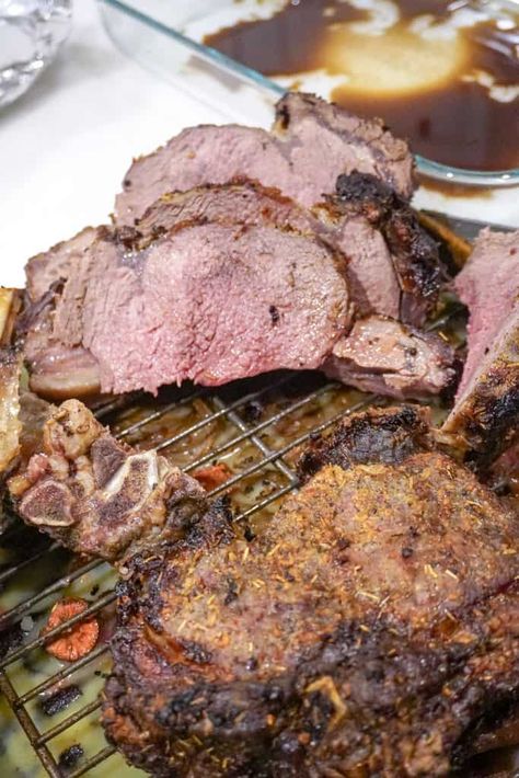 ribeye roast recipe How To Cook A Ribeye Roast, Rib Eye Roast Recipe Bone In Oven, Beef Ribeye Roast Recipe, Ribeye Roast Recipes, Rib Eye Roast Recipe, Bone In Ribeye Roast, Beef Ribeye Roast, Roast In Dutch Oven, Rib Eye Roast