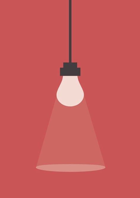 Minimalistic Bulb on Behance Poster Presentation Design, Poster Presentation Ideas, Focus Poster, Bulb Illustration, Lamp Illustration, Presentation Inspiration, Minimalistic Illustration, Poster Presentation, ポップアート ポスター