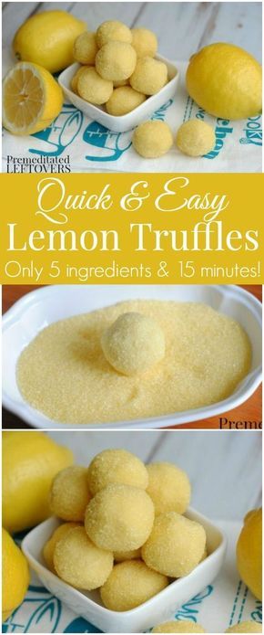 Lemon Truffle Recipe, Lemon Truffle, Být Fit, Glutenfri Baking, Lemon Truffles, Dessert To Make, Candy Truffles, Lemon Cake Mixes, Simple Dessert