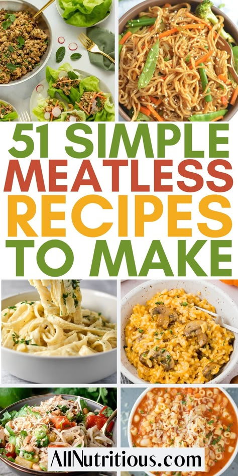 Meatless Ideas For Dinner, Meatless Crumbles Recipes Dinners, No Meat Meals Healthy, Simple Recipes For Dinner Vegetarian, Struggle Meals Vegetarian, Healthy Delicious Vegetarian Dinner, Vegetarian Recipes Dinner Potato, Simple Dinner Recipes No Meat, Easy Recipes With No Meat