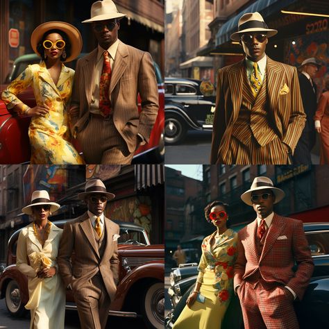 Harlem Nights Outfits, 1st Cruise, Haint Blue, Harlem Nights, Dapper Mens Fashion, Courthouse Wedding, Spiritual Art, 60th Birthday, Style Guide