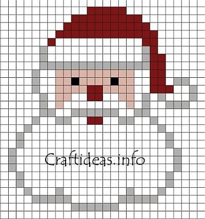 D Small Santa Cross Stitch Patterns, Mini Christmas Cross Stitch Patterns, Small Christmas Cross Stitch Patterns, Santa Claus Cross Stitch, Santa Cross Stitch, Xmas Cross Stitch, Cross Stitch Christmas Ornaments, Hama Perler, Pola Kristik