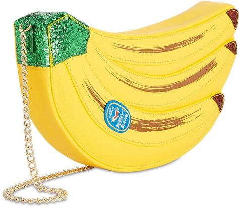 Betsey Johnson • bag Funny Purses, Funky Purses, Novelty Handbags, Novelty Purses, Funny Bags, Banana Bag, Unique Handbags, Bag Designs, Unique Purses