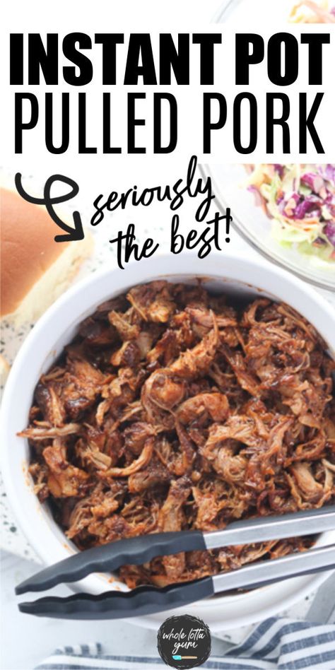 Pulled Pork Instant Pot Recipe, Instant Pot Pulled Pork Recipe, Instant Pot Pulled Pork, Pork Shoulder Recipes, Pulled Pork Recipe, Pork Rub, Pork Recipes Easy, Using A Pressure Cooker, Instant Pot Pork