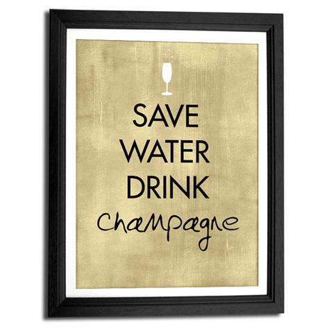 champagne - Google Search Save Water Drink Champagne, Funny Drinking Quotes, Save Water Drink, Water Drink, Drinking Quotes, E Card, Save Water, Nouvel An, True Words