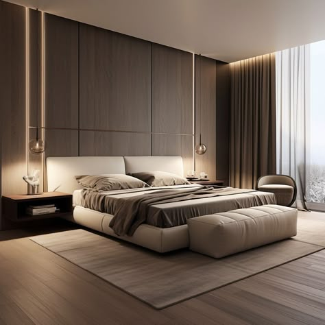 Modern Luxury Bedroom Design, Modern Luxury Bedroom, Interior Design Per La Casa, Luxury Bedroom Master, Grey Bedroom, Elegant Bedroom, Luxury Bedroom, Green Life, Organization Bedroom