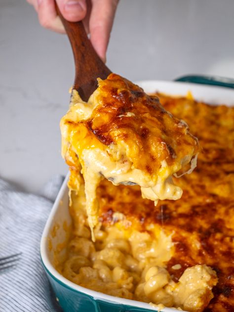 Tini’s Mac & Cheese Tina’s Mac And Cheese Recipe, Tini Macaroni And Cheese, Cheez It Mac And Cheese, Fusilli Mac And Cheese, Friendsgiving Mac N Cheese, Chrissy Teigen Mac And Cheese, Thanksgiving Sides Mac And Cheese, Tini's Mac And Cheese Recipe, Beer Cheese Mac And Cheese Recipe