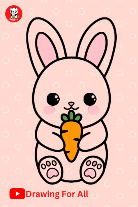 Today, we going to learning How to draw Rabbit eat carrot , We hope you have many fun following along with us, how to draw rabbit eating grass easy easily , it's easy and fun. We going to learning how to draw rabbit easy. you need your drawing supplies to drawing Rabbit eat carrot for kids, pencil, marker, paper ,color with yeah you ready to start let's start to how to draw rabbits easy way for kids. Rabbit Eating Carrot Drawing, Rabbit Drawing For Kids, How To Draw Rabbit, Rabbit Drawing Easy, Draw Rabbit, Carrot Drawing, Drawing Rabbit, How To Drow, Rabbit Pictures