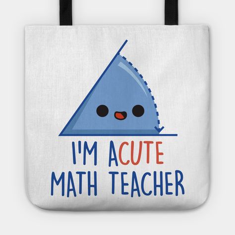 This funny pun design makes a great birthday, retirement, or appreciation gift for math teachers or professors! This funny math teacher shirt works great as an appreciation gift for math teachers. Also great for math tutors! -- Choose from our vast selection of tote bags to match with your desired size to make the perfect custom tote. Pick your favorite: Movies, TV Shows, Art, and so much more! Available in Single Sided Print or Double Sided Print in small, medium, and large. Perfect for work, c Gifts For Math Teachers, Teacher's Day Card Ideas, Teachers Day Special, Happy Teachers Day Card, Maths Teacher, Math Teacher Humor, Creative Math, Teachers Day Card, Birthday Posters