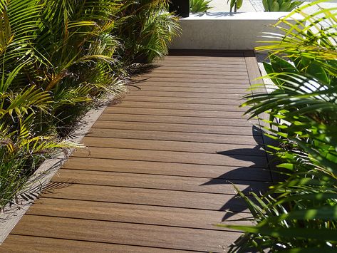 Wood Walkway, Wpc Decking, Plastic Decking, Composite Decking Boards, Walkways Paths, Wood Planter Box, Wood Plastic Composite, Patio Flooring, Garden Makeover