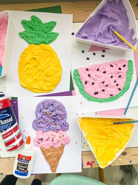 ABCDeeLearning | DIY Puffy Paint☀️ | Facebook Diy Puffy Paint, Puffy Paint, Teacher Memes, Summer Girls, Crafts For Kids, Paint, Quick Saves, Art