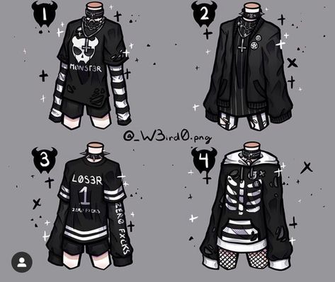 Outfit Oc, Clothing Sketches, Art Outfits, Fashion Drawings, Clothing Design Sketches, Drawing Anime Clothes, Dress Design Sketches, Big Boss, Emo Outfits