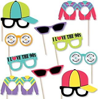 Amazon.com: fresh prince of bel air party decorations 90s Photo Booth, 1990s Party, Funny Photo Booth, Decade Party, Throwback Party, Party Photo Booth Props, 90s Theme Party, 90s Throwback, 90s Theme