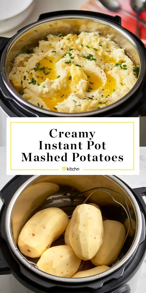 Mashed Potatoes In Instant Pot, Potatoes In Instant Pot, Potatoes Instant Pot, بطاطس مهروسة, Instant Pot Mashed Potatoes, Recipe Instant Pot, Pot Recipes Easy, Diner Recept, Best Instant Pot Recipe