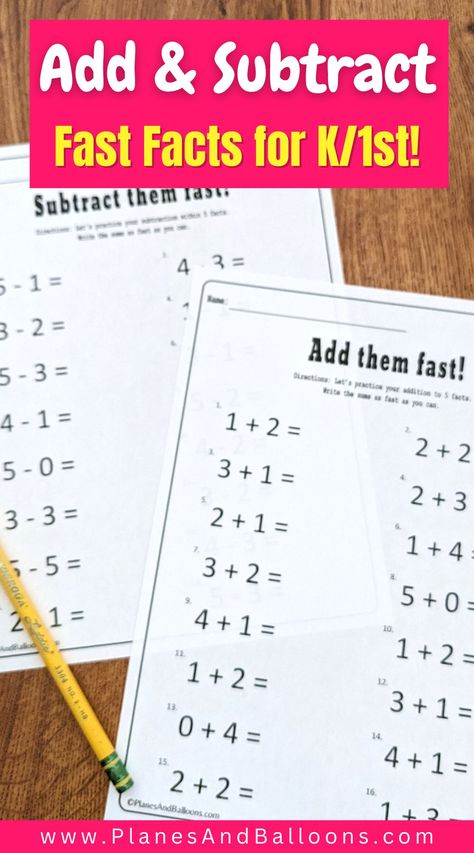 Addition and subtraction fast facts for review in kindergarten and grade 1. I am using these with my first grade kids to practice mental math and basic facts review. Kindergarten math worksheets free printable. Free Fact Fluency First Grade, Free Printable Addition Worksheets, Addition Facts Worksheets, Easy Subtraction Worksheets, First Grade Addition Worksheets, 1st Grade Math Worksheets Free Addition And Subtraction, Addition To 20 Worksheets Free, 1st Grade Addition Worksheets, Math Sheets For 1st Grade Free Printable