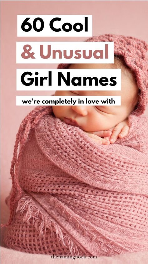 60 Uncommon & Unique Baby Girl Names. Click through for gorgeous and unusual baby girl names you’ll fall completely in love with. girl name aesthetic, unusual girl names Weird Girl Names, Unusual Girl Names, Unusual Baby Girl Names, Uncommon Girl Names, Rare Baby Girl Names, Exotic Baby Names, Name Aesthetic, Unique Baby Girl Names