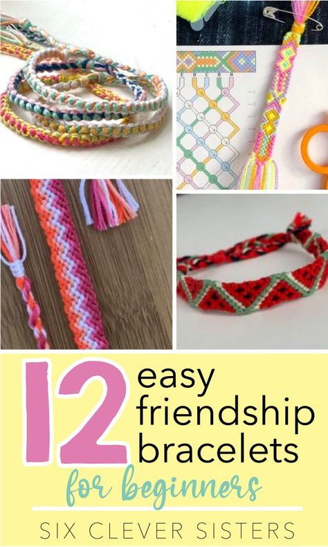 Easy Friendship Bracelet Patterns for Beginners Floss Friendship Bracelet Patterns, Easy Woven Bracelets, Dmc Bracelets Diy, Easy Friendship Bracelets Patterns With Beads, Easy Floss Bracelets, Braided Embroidery Floss Bracelet, Friendship Bracelet Patterns Embroidery Thread, Cool Thread Bracelets, Easy Unique Friendship Bracelets