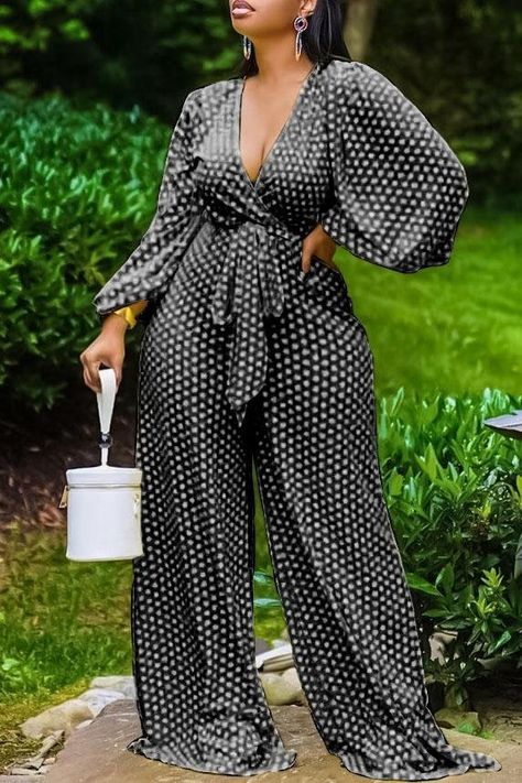 Plus Size Belts, African Dresses For Kids, African Print Dress Designs, Print Jumpsuit, Black Pants Casual, Causual Outfits, Plus Size Jumpsuit, Streetwear Fashion Women, Fashion Attire